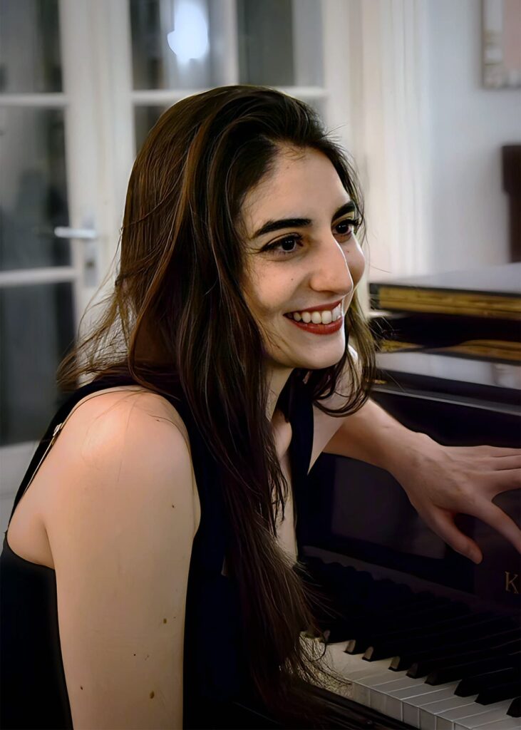 Headshot of Greek pianist Christina Maria Koti